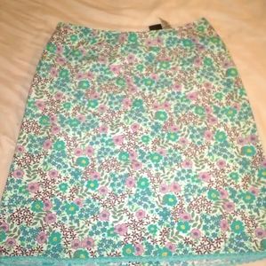 Vintage xhilaration floral skirt size medium